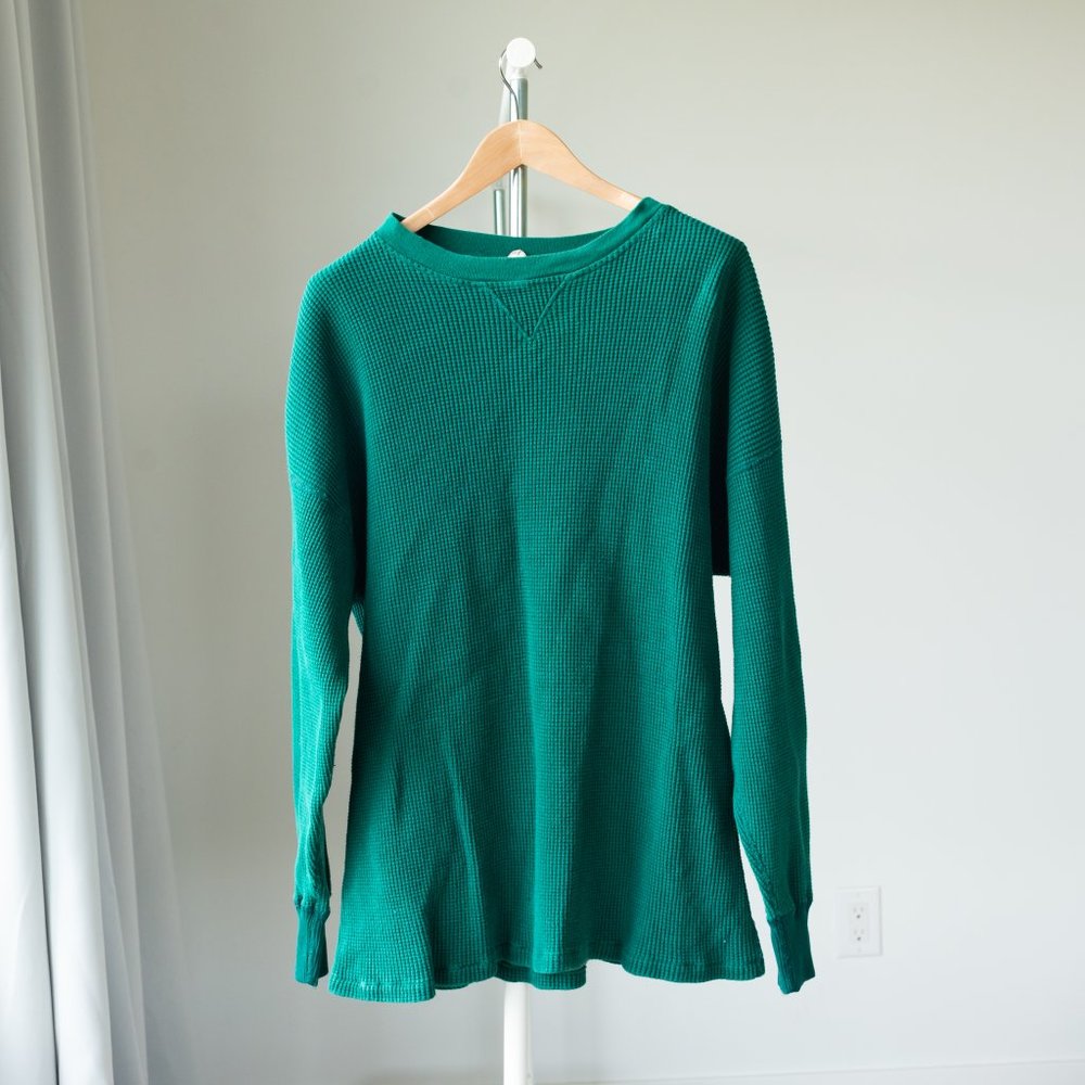 Mini waffle knit vintage Stanfield's XL sweater